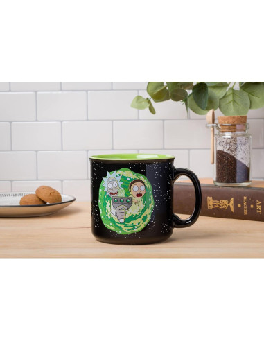 Taza de cerámica Silver Buffalo Rick y Morty 591 ml