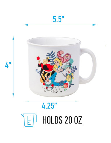 Taza Camper Cerámica Silver Buffalo Alicia 20 oz