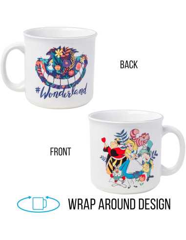 Taza Camper Cerámica Silver Buffalo Alicia 20 oz