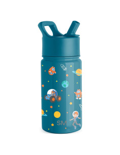 Botella de Agua Simple Modern Kids 414ml Aislada Espacio Blippi