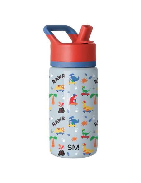 Botella de Agua Aislada Simple Modern 414ml Dino Rad