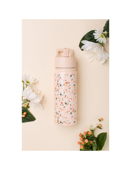 Botella de Agua Simple Modern 532ml Aislada Niños Floral