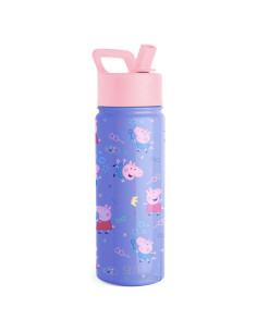 Botella de Agua Aislada Simple Modern Peppa Pig 532ml