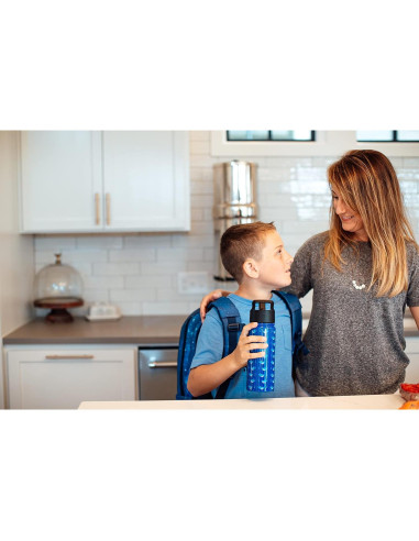 Botella de Agua Simple Modern 18oz Aislada Niños Jungla Jurásica