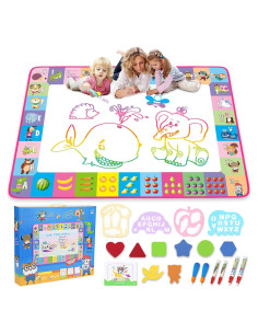 Alfombra de Dibujo Mágica Toyk 101.6x71.1cm Rosa para Niños