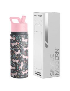 Botella de Agua Simple Modern Unicornio 532ml Aislada