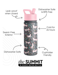 Botella de Agua Simple Modern Unicornio 532ml Aislada 2