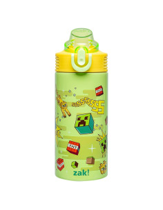 Botella de Agua Zak Designs Minecraft 414ml Aislada y Segura