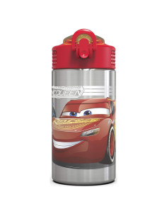 Botella de Agua Zak Designs Cars 3 15.5 oz Acero Inoxidable