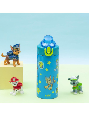 Botella de Agua Zak Designs PAW Patrol 414ml con Popote