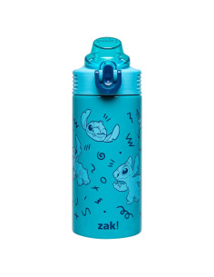 Botella de Agua Infantil Zak Designs 414 ml con Popote Stitch