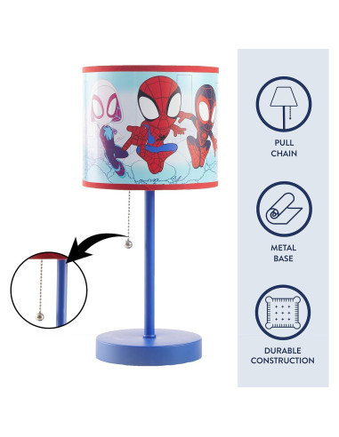 Lámpara de Mesa Idea Nuova Spidey 15.5x17.78 cm