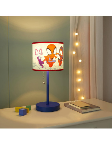 Lámpara de Mesa Idea Nuova Spidey 15.5x17.78 cm