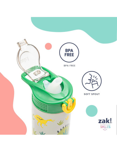 Botella de Agua Infantil Zak Designs Bluey 414ml Acero Inoxidable