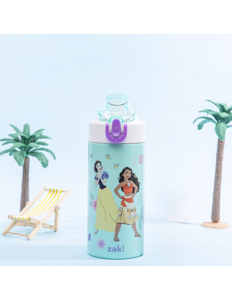 Botella de Agua Disney Princess 414ml Acero Inoxidable Zak