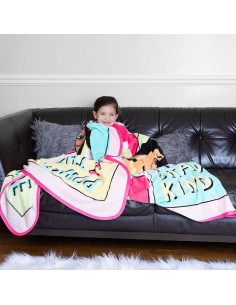 Manta Suave para Niños Disney Princesa 157x229 cm Franco 2