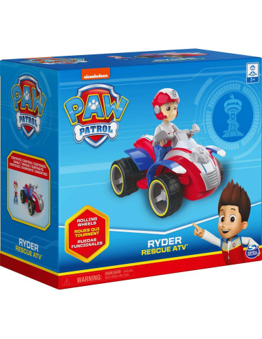 Vehículo ATV de Rescate Ryder Spin Master 9.8x19.05cm