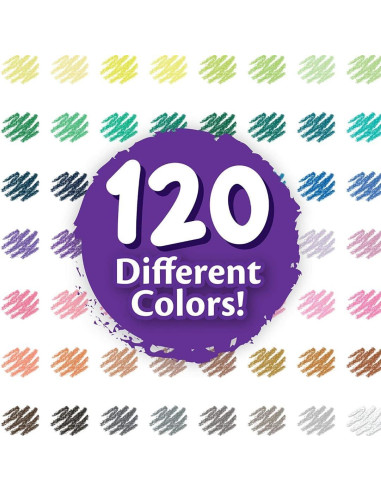 Juego de Lápices de Colores Crayola 120 Piezas Multicolor