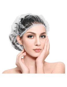 Gorros de Ducha Desechables Ortarco 100PCS 50.8cm Transparentes