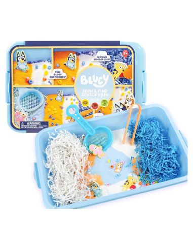 Caja Sensorial Bluey Busca y Encuentra 12 Piezas