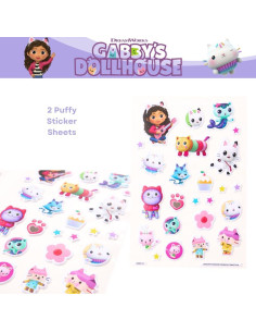 Libro de Pegatinas Gabby's Dollhouse 12 Hojas +1000 Pegatinas 2