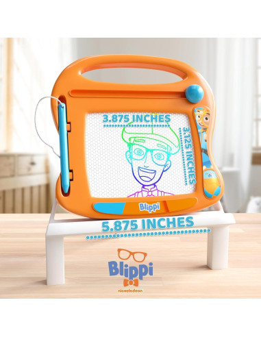 Lápiz Magnético de Viaje Blippi - Pizarra Dibujo 27x20 cm