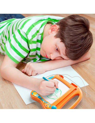 Lápiz Magnético de Viaje Blippi - Pizarra Dibujo 27x20 cm