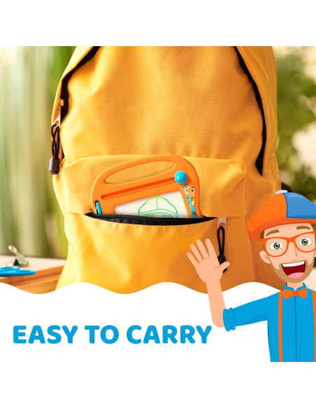 Lápiz Magnético de Viaje Blippi - Pizarra Dibujo 27x20 cm