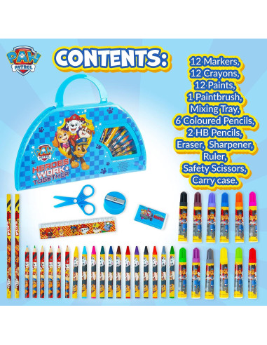 Set de Lápices de Colores Paw Patrol 1 Cuenta Azul