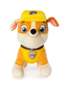 Peluche Rubble PAW Patrol 20 cm con detalles bordados 2