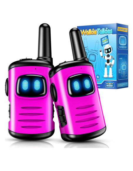 Walkie Talkies Rosa Comedyfun 2 Paquete para Niños