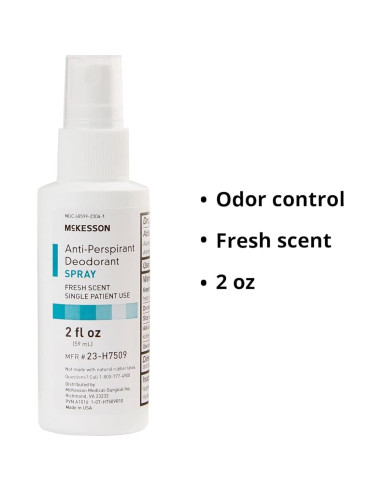 Desodorante Antitranspirante McKesson Spray 59 ml Sin Alcohol