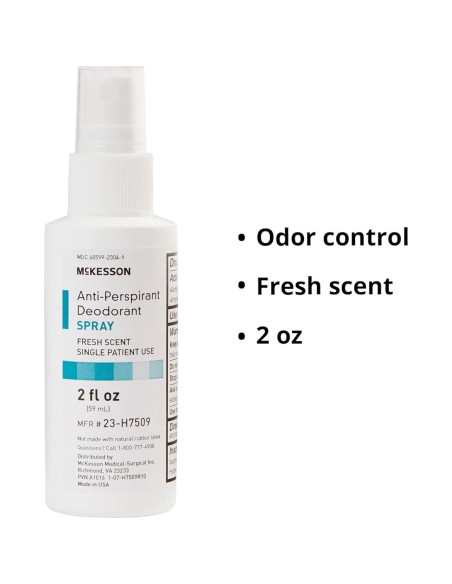 Desodorante Antitranspirante McKesson Spray 59 ml Sin Alcohol