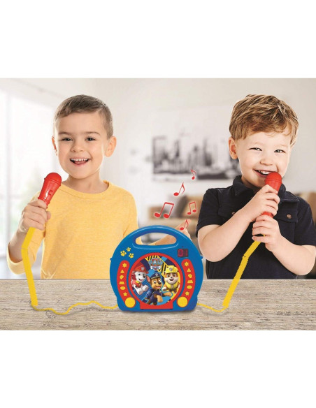 Reproductor de Karaoke Lexibook Paw Patrol 2 Micrófonos