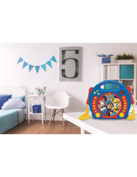 Reproductor de Karaoke Lexibook Paw Patrol 2 Micrófonos