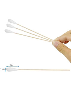 Bastones de Algodón Grandes SUIZWMOU 15.24 cm 100pcs para Mascotas 2