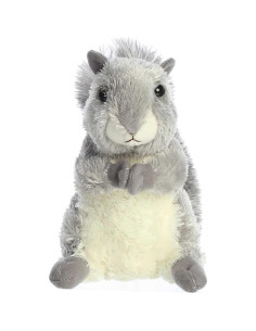 Peluche Ardilla Nutty Aurora Mini Flopsie 20 cm Gris 2