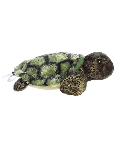 Peluche Tortuga Marina Aurora Mini Flopsie Verde 18 cm