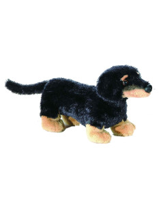 Peluche Dachshund Mini Flopsie Aurora Vienna 20 cm Negro