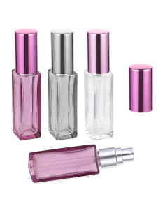 3 Pcs Botellas de Perfume de Vidrio 10ML Ptwola Reutilizables