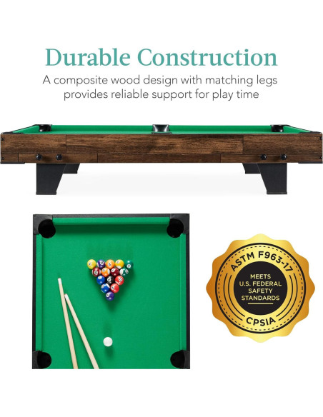 Mesa de Billar 101,6 cm Mejor Opción Productos con Accesorios