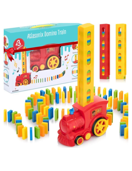 Juego de Dominó Automático Atlasonix 160 Bloques Educativo