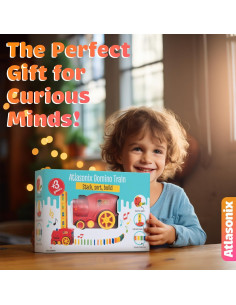 Juego de Dominó Automático Atlasonix 160 Bloques Educativo 2