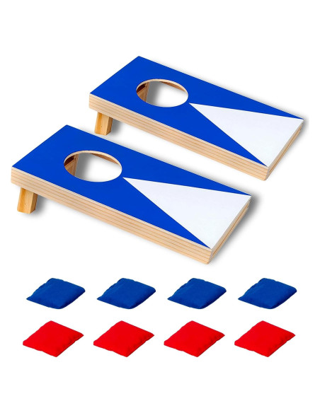 Juego de Cornhole Portátil DBlosp con Tableros de Madera