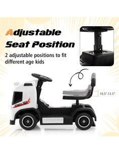 Coche Eléctrico HONEY JOY HJ-0963-CA para Niños 6V Ajustable 2