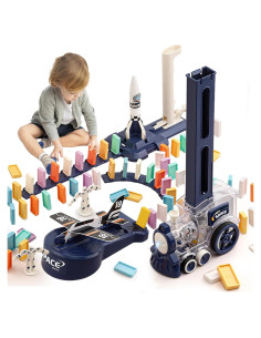 Tren Eléctrico B-Qtech 200pcs Dominó Espacial 3-8 años