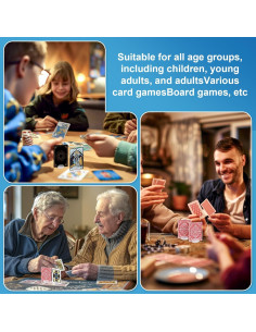 Soporte para Tarjetas MAQIHAN 40 Piezas Acrílico Transparente 2