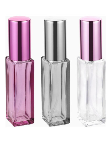 3 Pcs Botellas de Perfume de Vidrio 10ML Ptwola Reutilizables