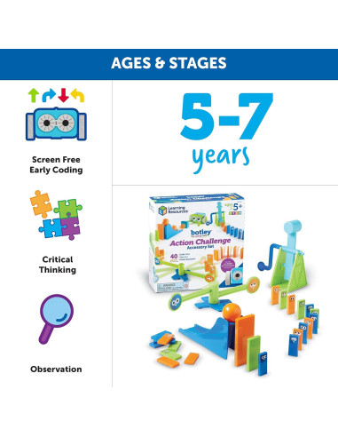Robot de Codificación Botley Learning Resources 40 Piezas
