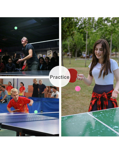 Pelotas de Ping Pong Meizhouer 20 Piezas 3 Estrellas 40mm